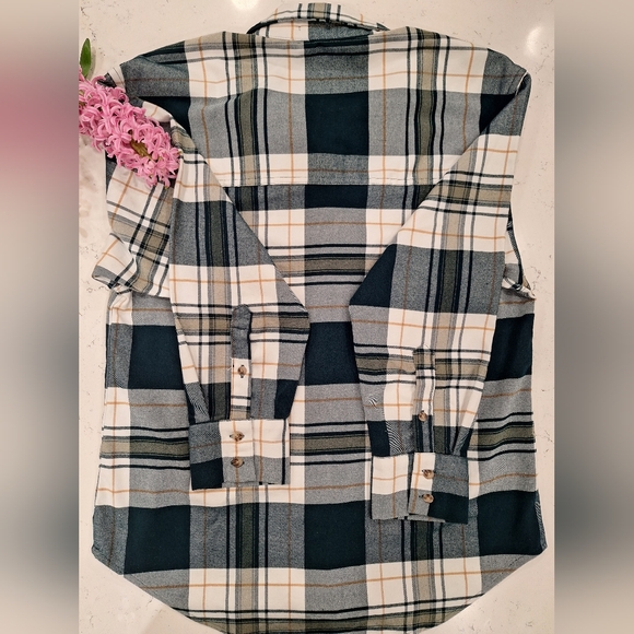 A&F Flannel overshirt - Picture 2 of 4